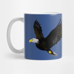 The Power of an Eagle - Blue Mug